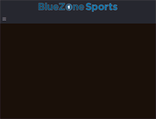 Tablet Screenshot of bluezonesports.com